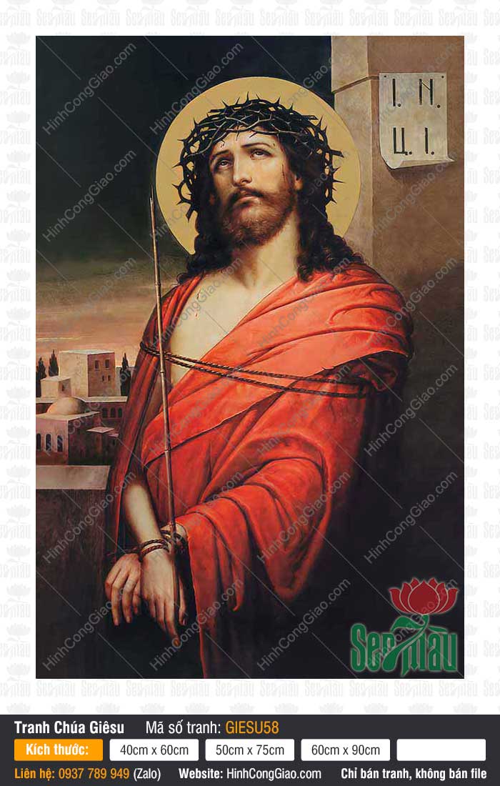 Hình Đức Chúa Jesus GIESU58 - Hình Công Giáo - Tranh Công Giáo Hình Đức Chúa Jesus GIESU58 - Hình Công Giáo - Tranh Công Giáo